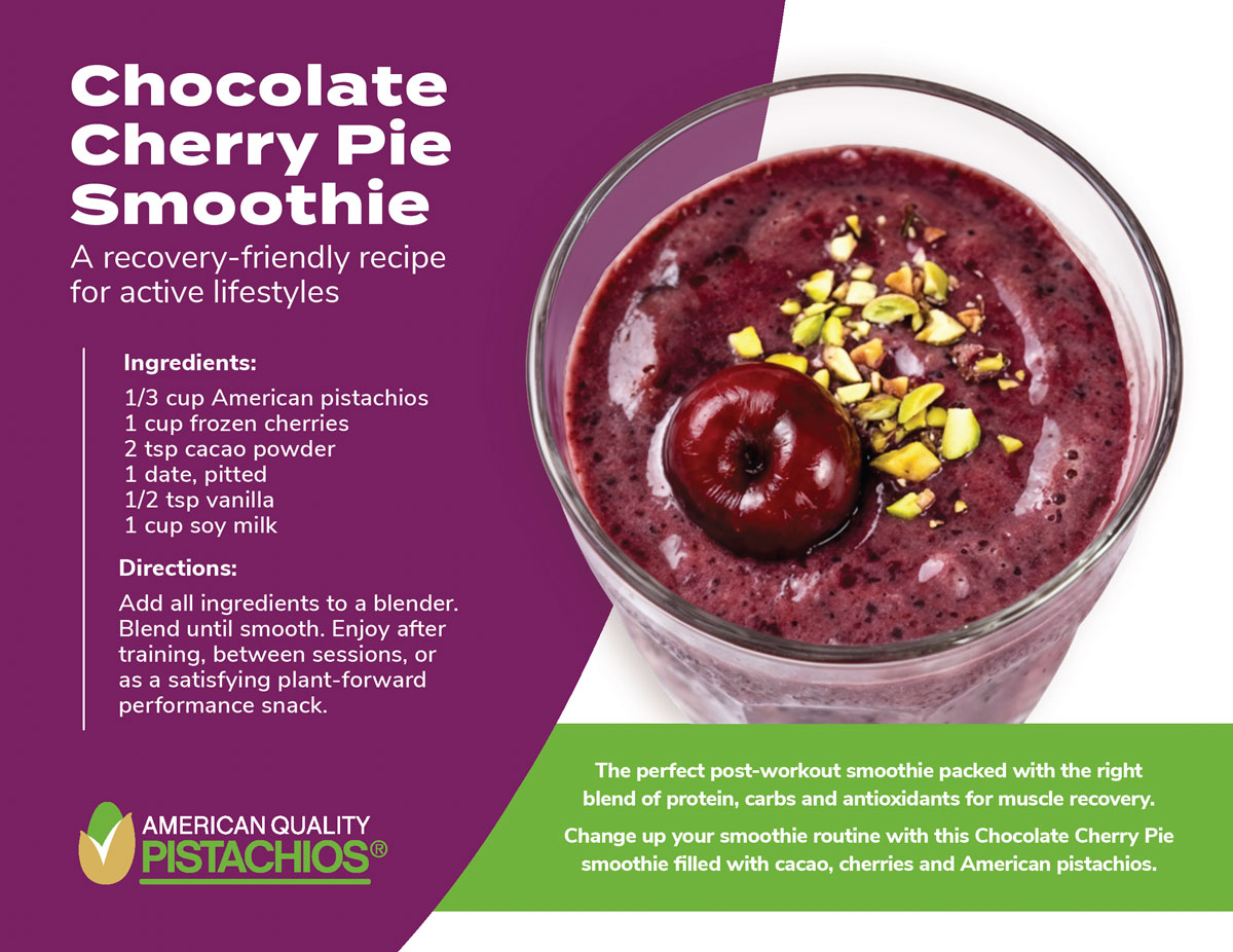 Chocolate Cherry Pie Smoothie