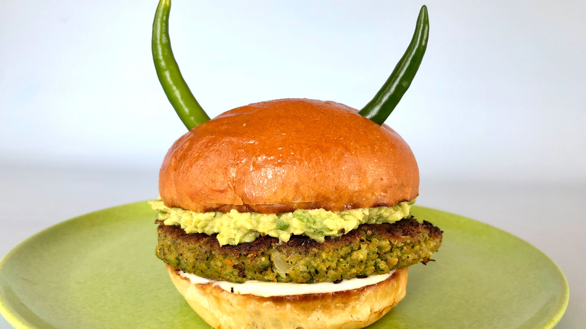 El Diablo Pistachio Garden Burger