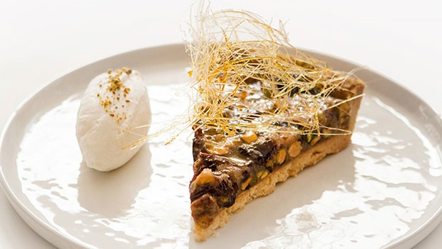 Pistachio and Prune Tart