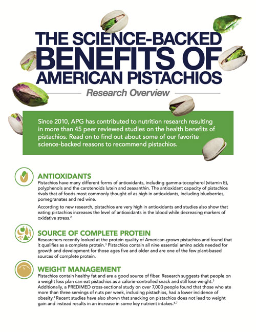 The Science-Backed Benefits of Pistachios