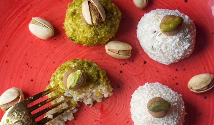 Pistachio Coconut Balls