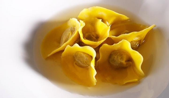 Raviolis with American Pistachios 