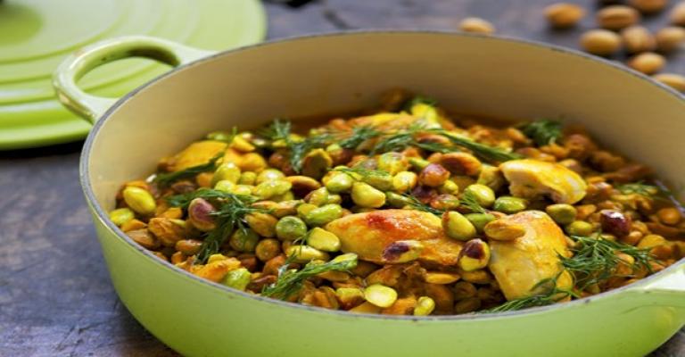 Kermani-Style Pistachio and Dill Braise 